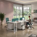 Berlin Workstation Desk in Dubai at Spacemaster Office Furniture UAE
