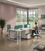 Berlin Workstation Desk Dubai | Spacemaster Office Furniture