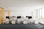 Red- Sunset Carpet - Space Master Office Furniture