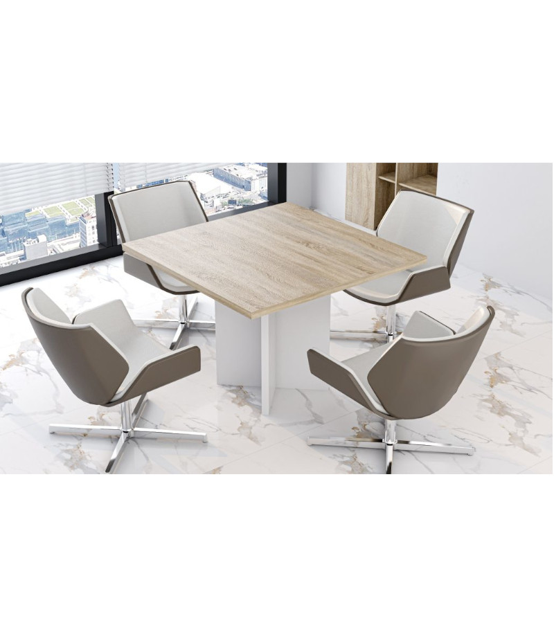 Square Conference Desk - Space Master Office Furniture Square Conference Desk