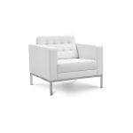Aiden Single Seater White Sofa
