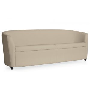 Nora Three Seater White Sofa