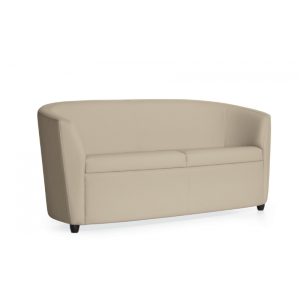 Nora Two Seater White Sofa