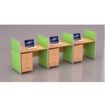 3 Pax Linier Wall Side Workstation