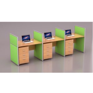 3 Pax Linier Wall Side Workstation
