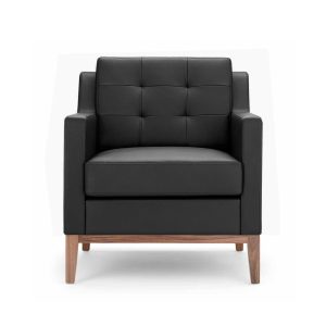 Nova Single Seater Black Sofa