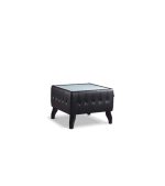 Raya Square Black Wooden Leg Coffee Table - Space Master Office Furniture