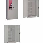 Lou 2 Door Steel Cabinet With Locker
