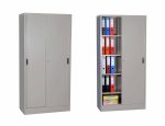Luc Steel Sliding Door Cupboard - Space Master Office Furniture