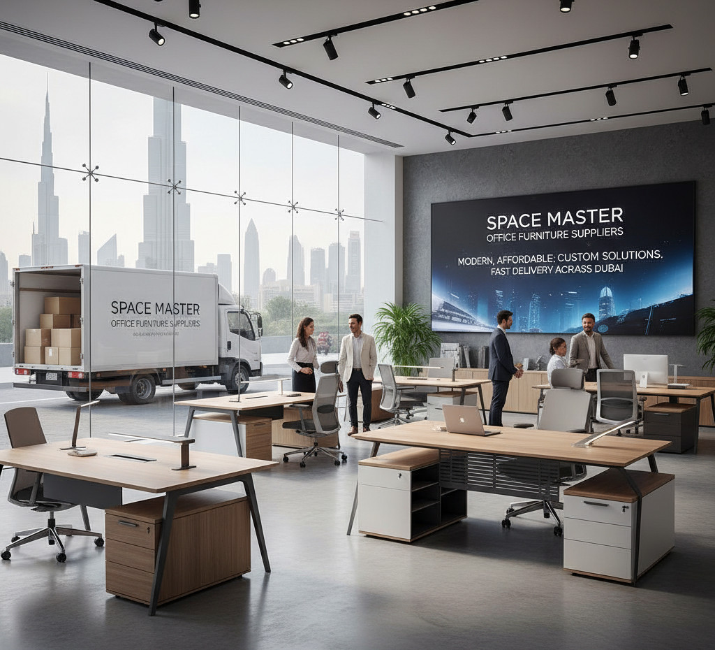 Space Master Office Furniture Suppliers in Dubai offering modern, affordable, and custom office furniture with fast delivery