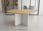 Round Top High-Quality Melamine MDF Table