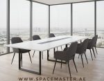 Rectangular Meeting Table Pyramid Shape Leg