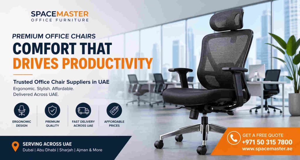 Find trusted office chair suppliers in UAE offering ergonomic, stylish, and affordable seating solutions with fast delivery and quality service.