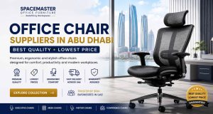 Find trusted office chair suppliers in Abu Dhabi offering ergonomic, executive, and affordable chairs with best quality, lowest prices, and fast UAE delivery.