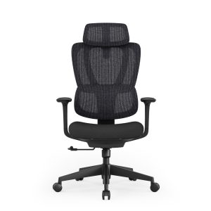 Upgrade your workspace with the AeroTask Pro high-back ergonomic mesh office chair. Features premium lumbar support, an adjustable headrest, and breathable mesh. Free delivery across Dubai, Sharjah, and Abu Dhabi!