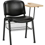 Training Chair With Writing Pad Without Wheel | SpaceMaster Office Furniture Dubai