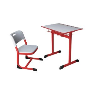Upgrade classrooms with durable, ergonomic student desk and chair sets featuring heavy-duty steel frames, built-in wire storage racks, and pencil grooves.