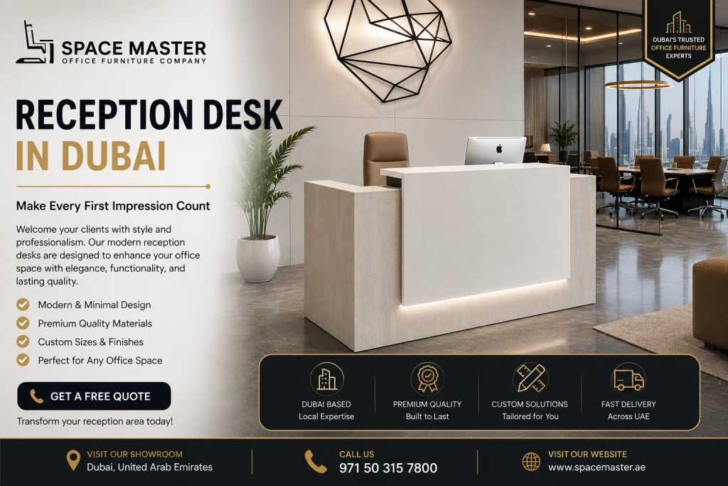 reception desk Dubai