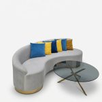 Aura Crescent Curved Sofa