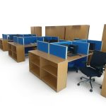 Commercial Multi-Person Office Desk