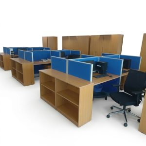 Commercial Multi-Person Office Desk