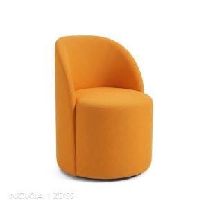 Curvo Modern Round Accent Chair